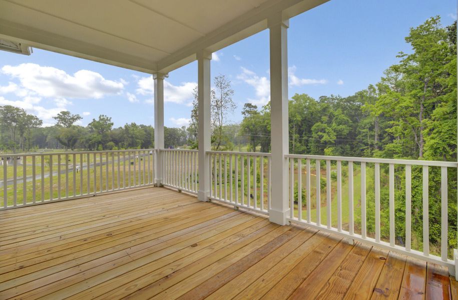 Exterior details and patio area of a home in Indigo Grove Single Family Homes, Johns Island (Image 30).