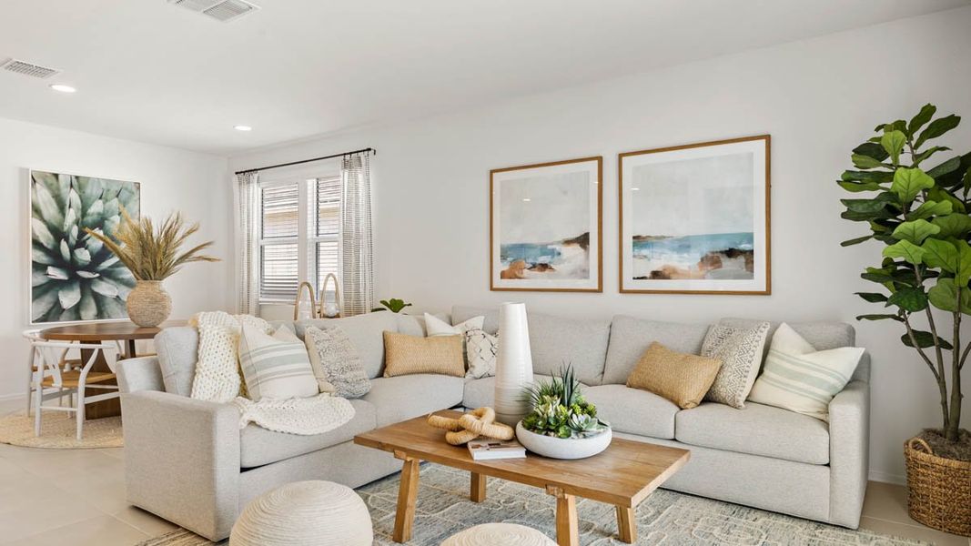 Furnished interior view inside a new home in Elena Trails, Maricopa (Image 10).