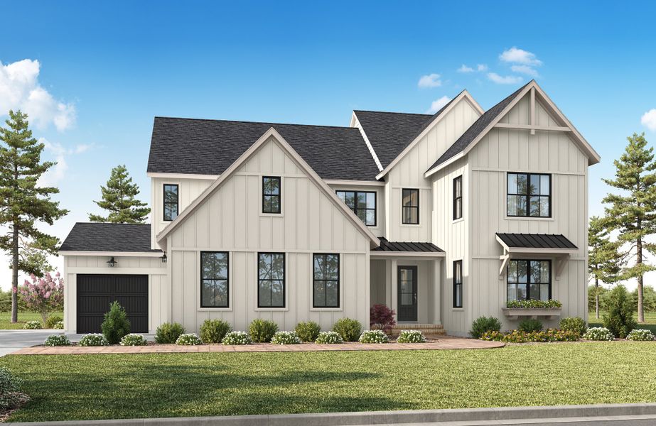 Representative exterior photo of a completed home built from the Napa SL by Classica Homes in Arden Mill, Fort Mill, SC (Image 27).