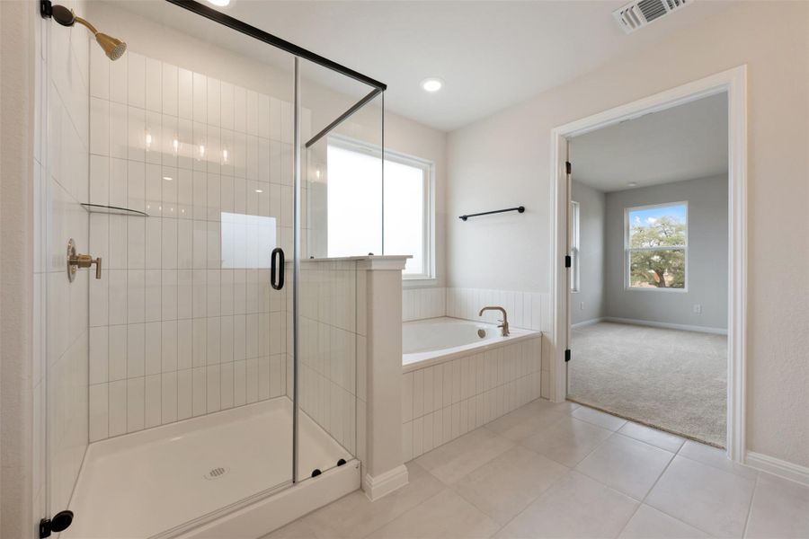 Furnished interior view inside a new home in Cannon Ranch, Dripping Springs (Image 11).