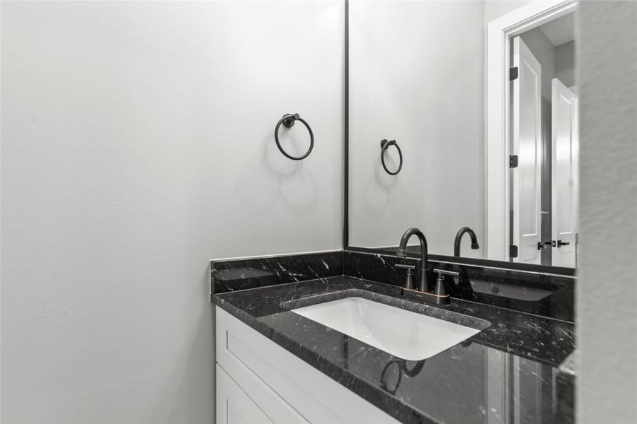 Private vanity area for secondary bedroom 2 Private vanity area for secondary bedroom 2