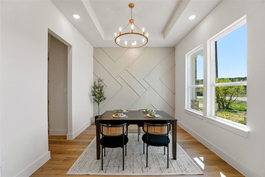 Furnished interior view inside a new home in , Fort Worth (Image 6).