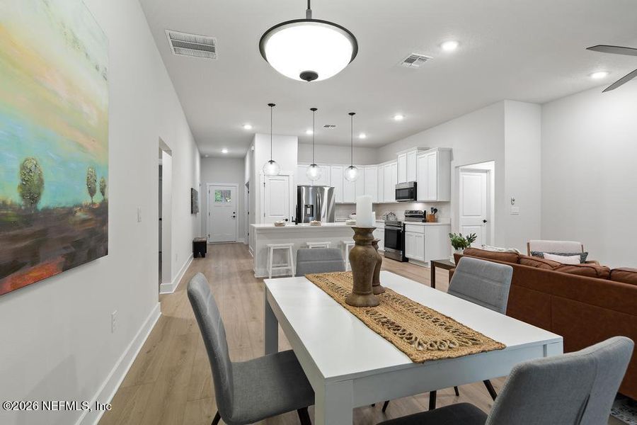 Furnished interior view inside a new home in , Jacksonville (Image 8).