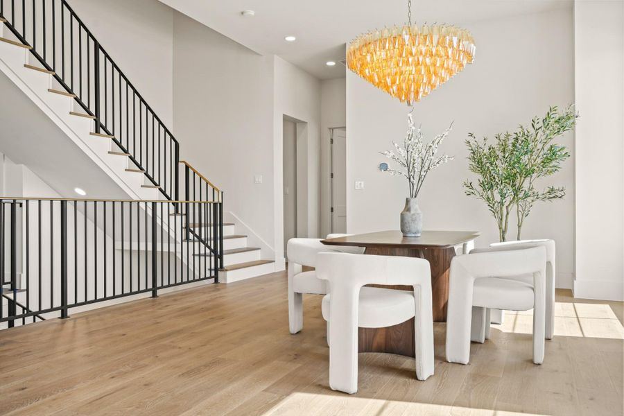 Furnished interior view inside a new home in Monet Estates, Sugar Land (Image 17).