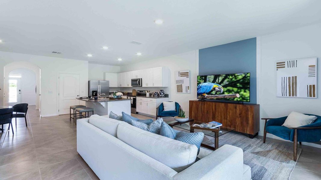 Furnished interior view inside a new home in Preston Cove, St. Cloud (Image 12).