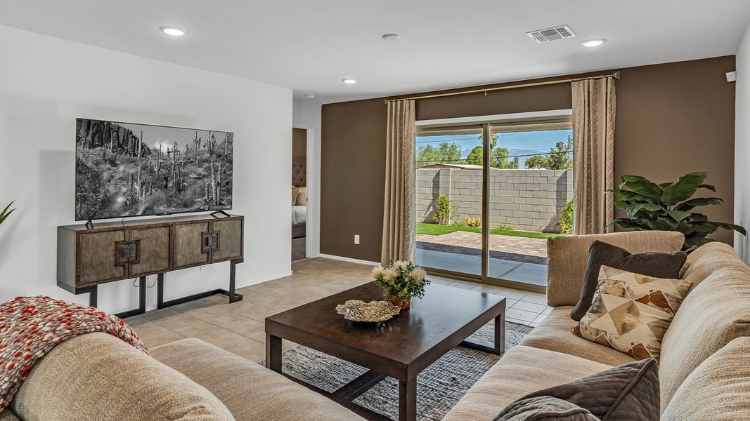 Furnished interior view inside a new home in Senita Crossing, Tucson (Image 17).
