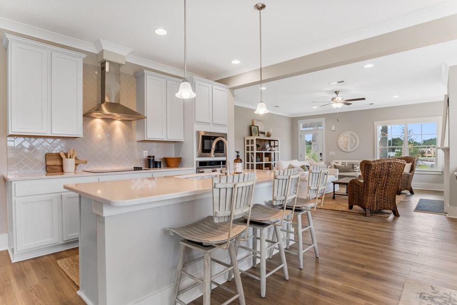 Representative furnished interior of a home built from the Hanover by Bill Clark Homes in Osprey Landing, Southport (Image 5).