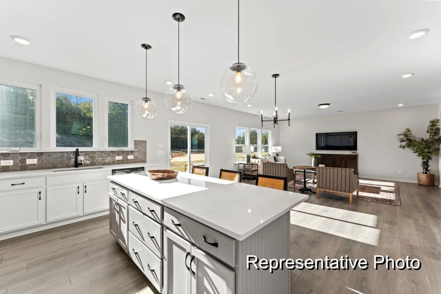 Furnished interior view inside a new home in Reedy Fork Middleton, Greensboro (Image 8).
