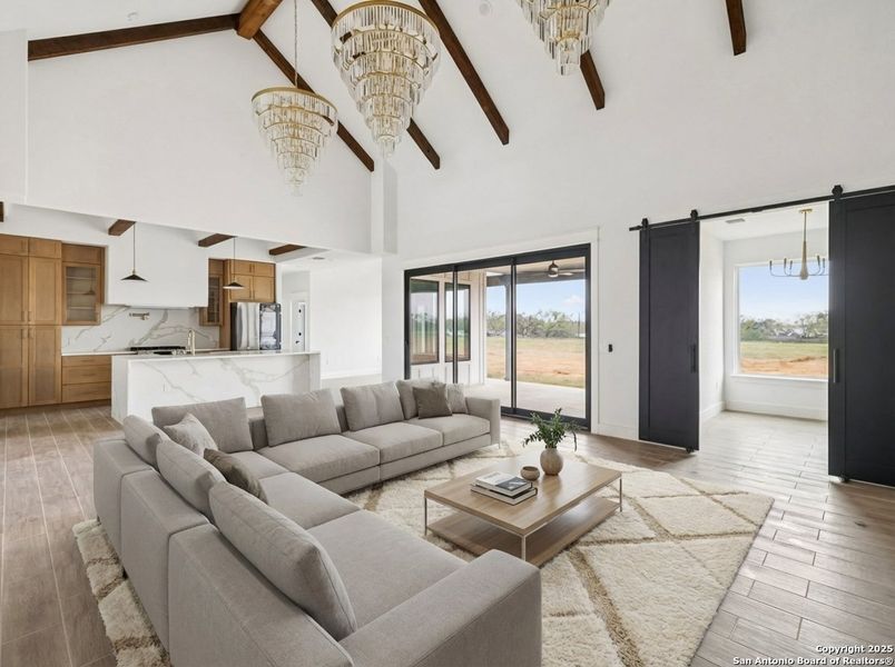 Furnished interior view inside a new home in , Floresville (Image 8). Furnished interior view inside a new home in , Floresville (Image 8).