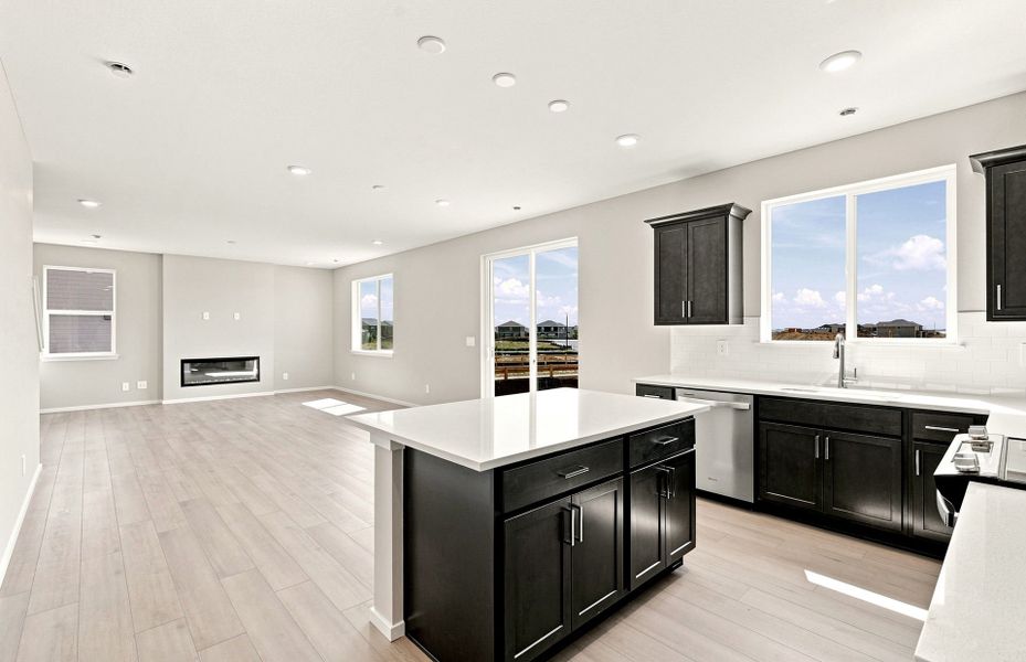 Furnished interior view inside a new home in Murata Farms, Fort Lupton (Image 12).