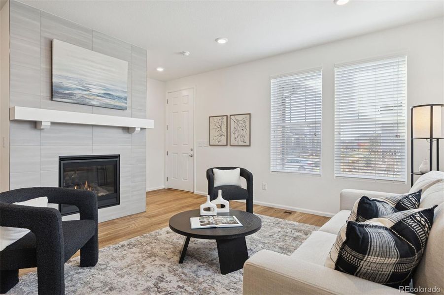 Main Level: Kitchen, Dining and Living Room Main Level: Kitchen, Dining and Living Room