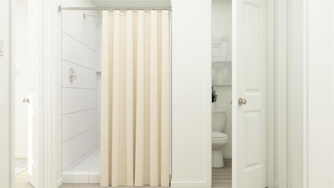 Furnished interior view inside a new home in Meadowlark Preserve, Pflugerville (Image 17).