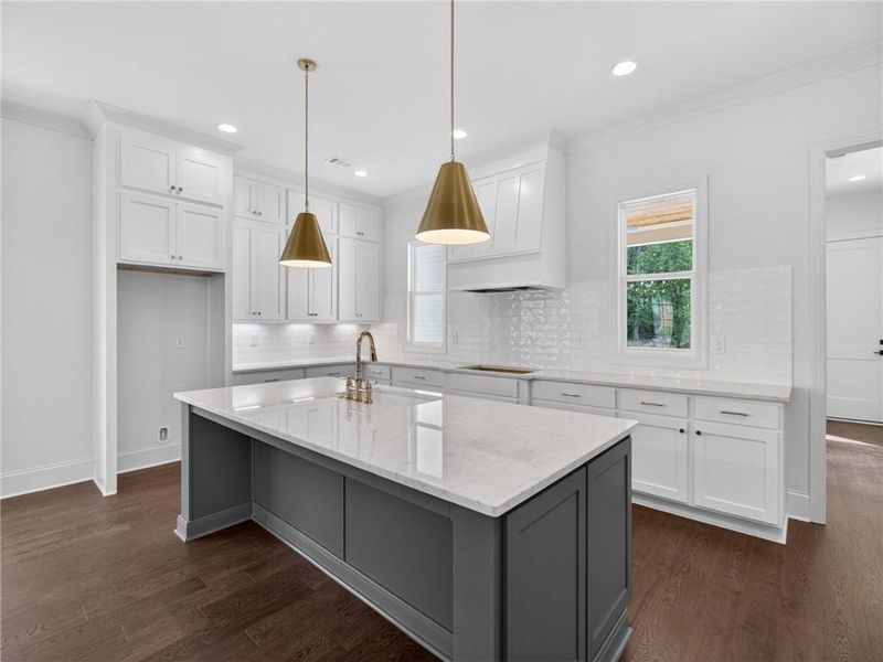Furnished interior view inside a new home in , Suwanee (Image 6).