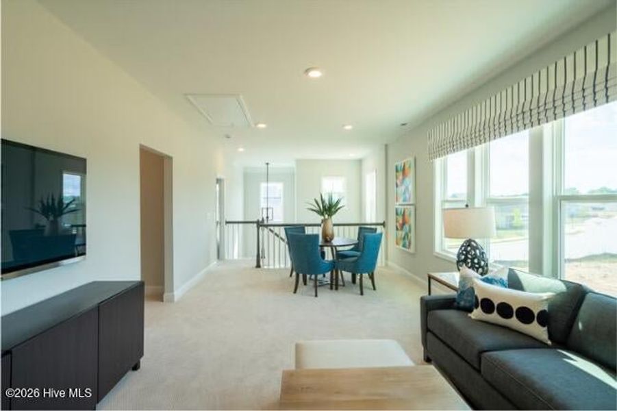 Furnished interior view inside a new home in Coastal Haven, Leland (Image 11). Furnished interior view inside a new home in Coastal Haven, Leland (Image 11).