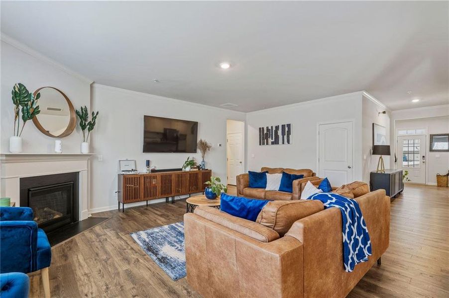 Furnished interior view inside a new home in , Fairburn (Image 5).