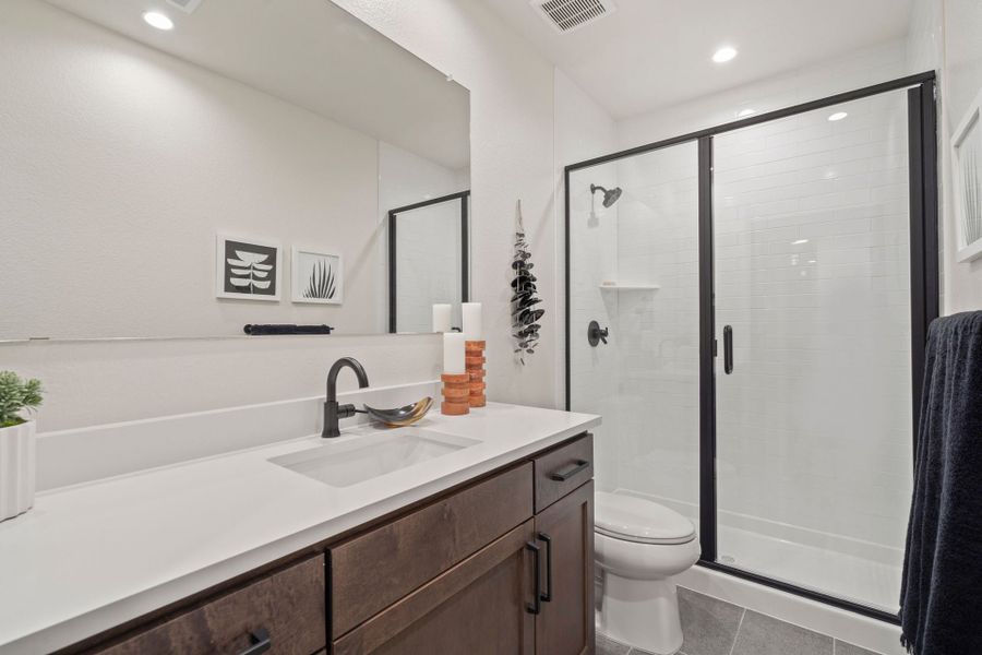 Representative furnished interior of a home built from the 1 by Trumark Homes in Festival at RainDance, Windsor (Image 10).