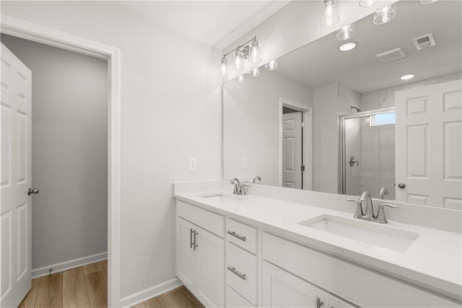 Furnished interior view inside a new home in Hemingway, Cumming (Image 17).