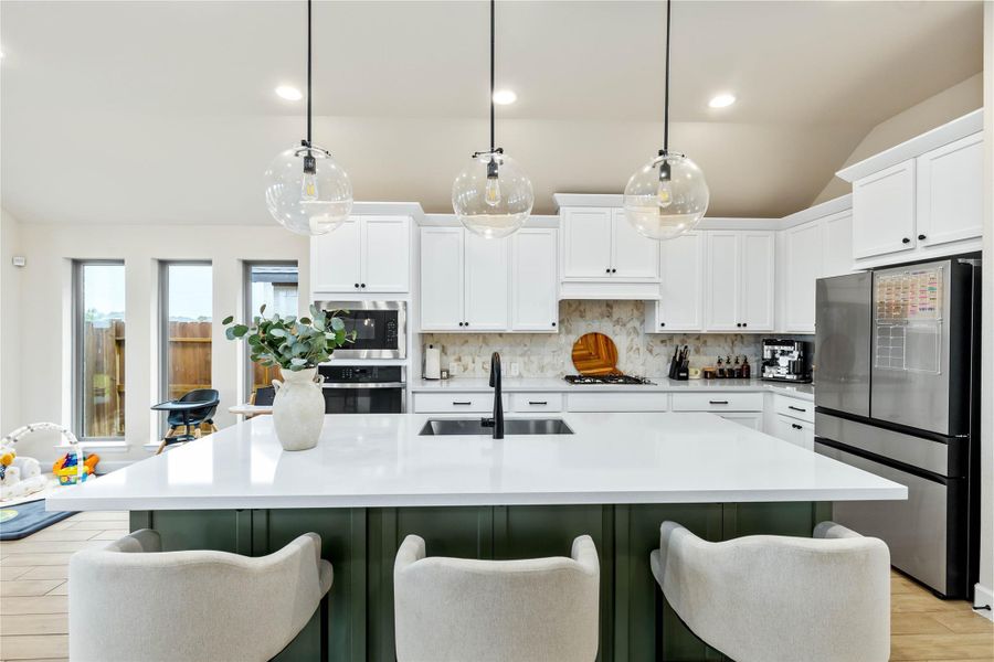 Furnished interior view inside a new home in Marvida, Cypress (Image 28).