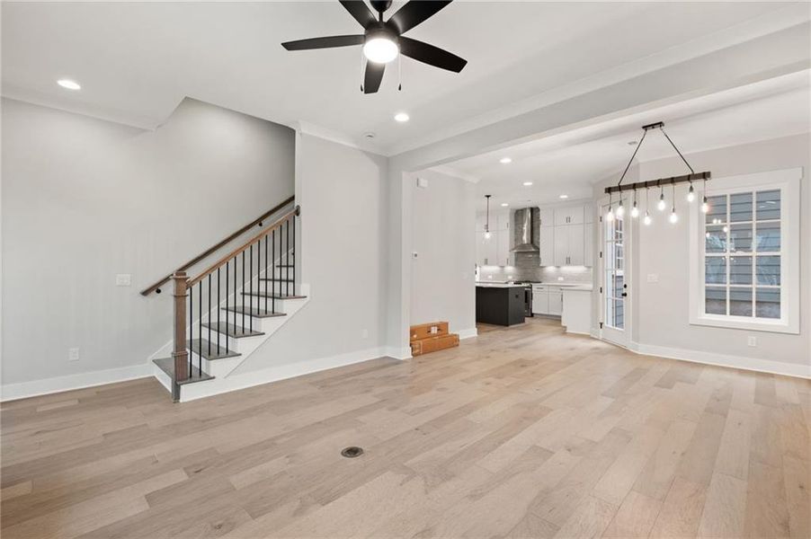 Furnished interior view inside a new home in , Woodstock (Image 10).