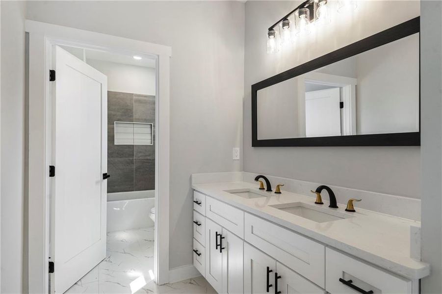 Furnished interior view inside a new home in , Covington (Image 15).