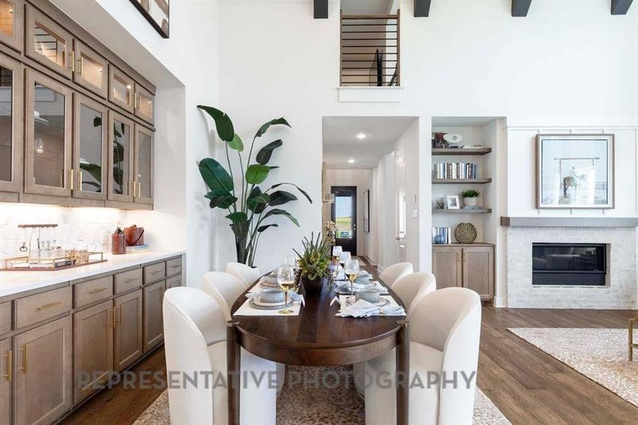 Furnished interior view inside a new home in Sonoma Verde: 60ft. lots, McLendon-Chisholm (Image 18).