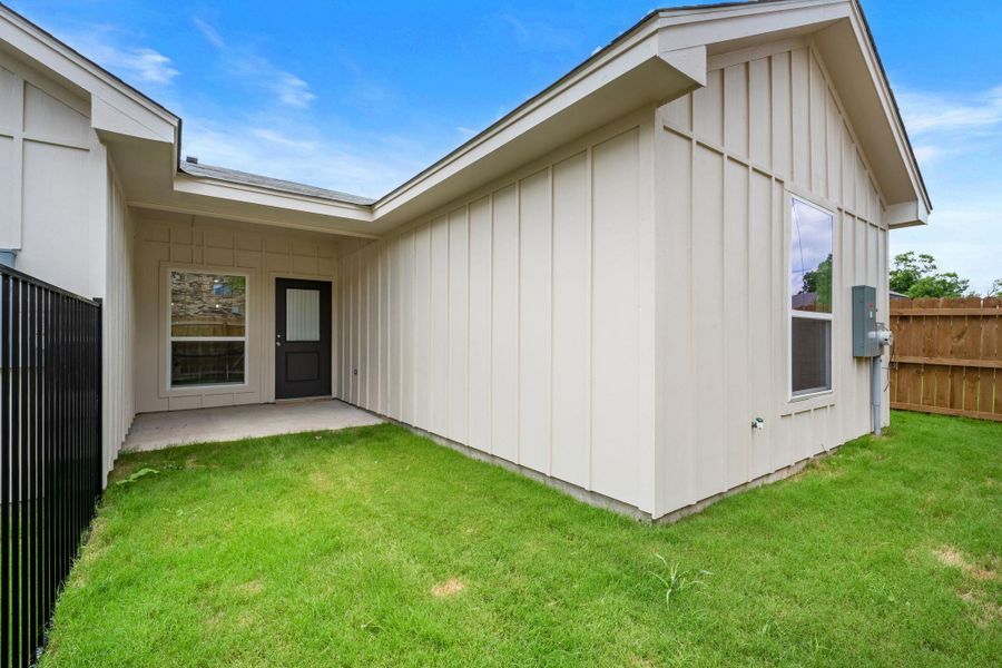 Exterior details and patio area of a home in , Copperas Cove (Image 21). Exterior details and patio area of a home in , Copperas Cove (Image 21).