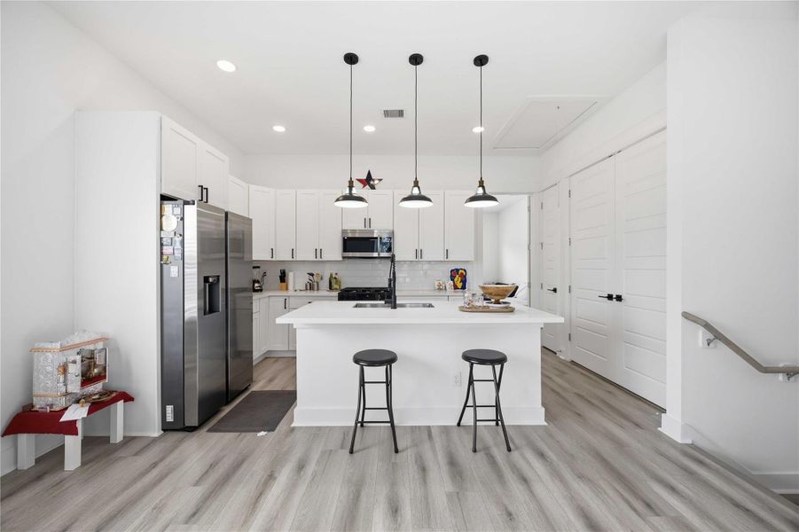 Furnished interior view inside a new home in , Houston (Image 11).