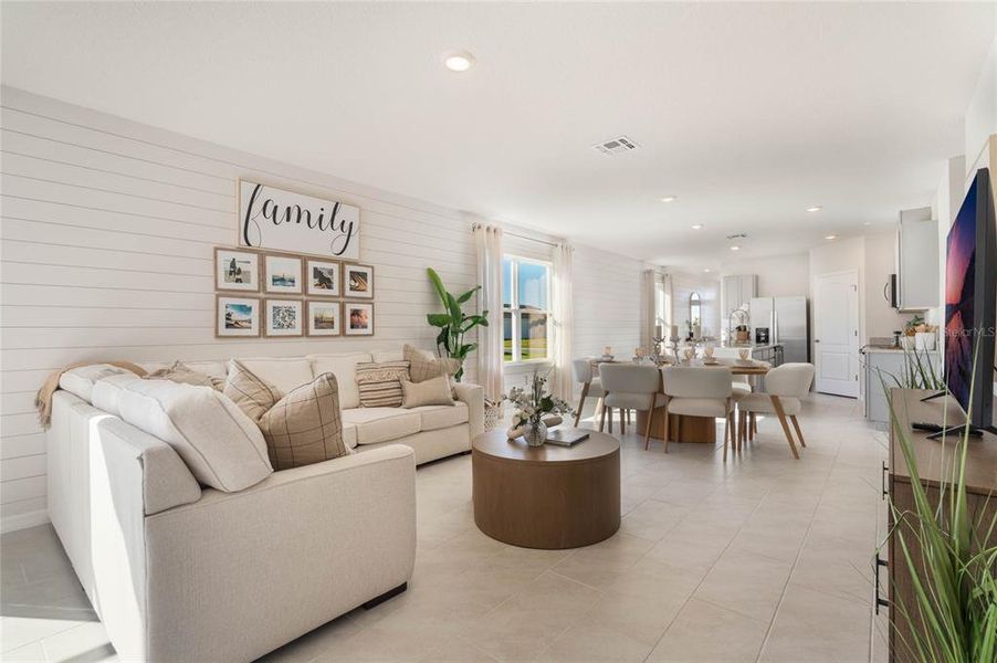 Furnished interior view inside a new home in Magnolia Pointe, Umatilla (Image 18).