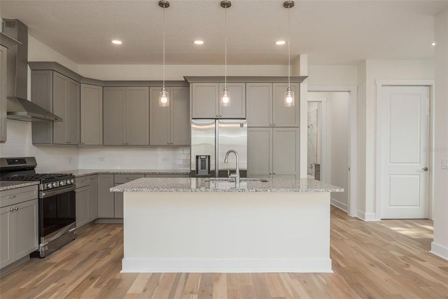 Kitchen of Sold Model Home