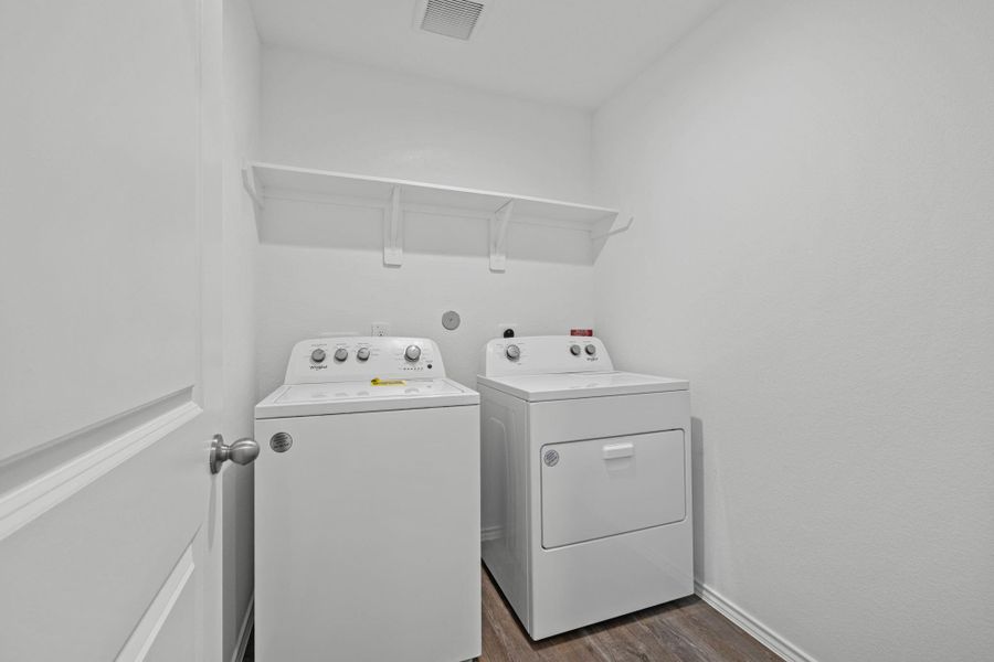 Laundry Room located in the home and the washer and dryer stay! Laundry Room located in the home and the washer and dryer stay!