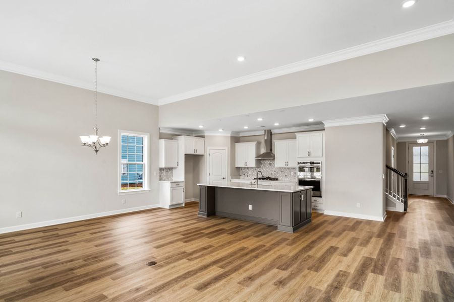 Representative furnished interior of a home built from the The Birch by Chesapeake Homes in Bridgewater - Waterside Village, Little River (Image 9).