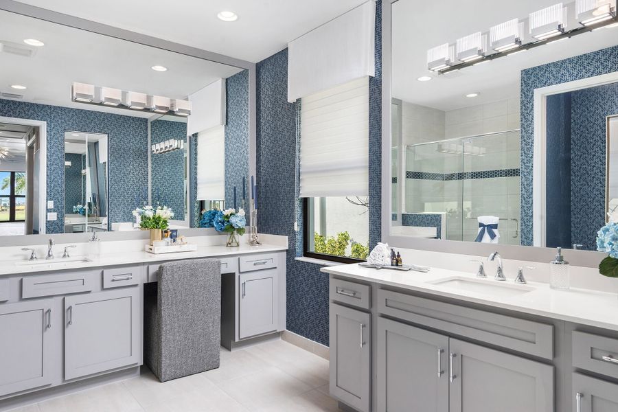 Representative furnished interior of a home built from the Abaco II by GL Homes in Valencia Vista at Riverland, Port St. Lucie (Image 7).
