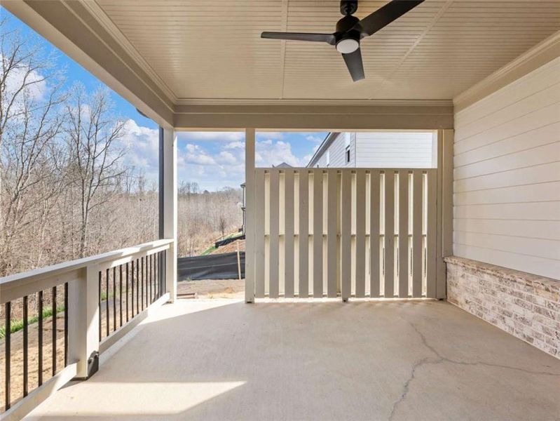 Exterior details and patio area of a home in , Buford (Image 4).