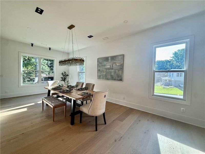 Furnished interior view inside a new home in , Dunwoody (Image 8).
