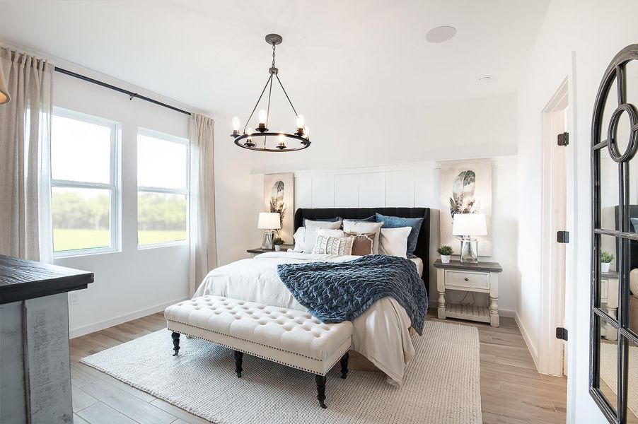 Spacious primary suite (*Photo not of actual home and used for illustration purposes only.)