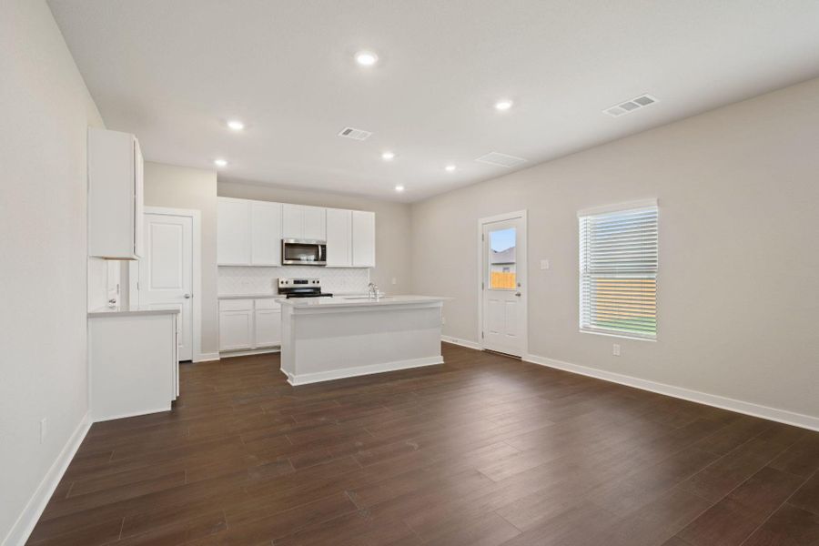 From Family Room to Open Concept Kitchen - Representative Photo