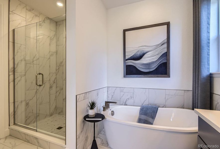 Furnished interior view inside a new home in , Parker (Image 16).