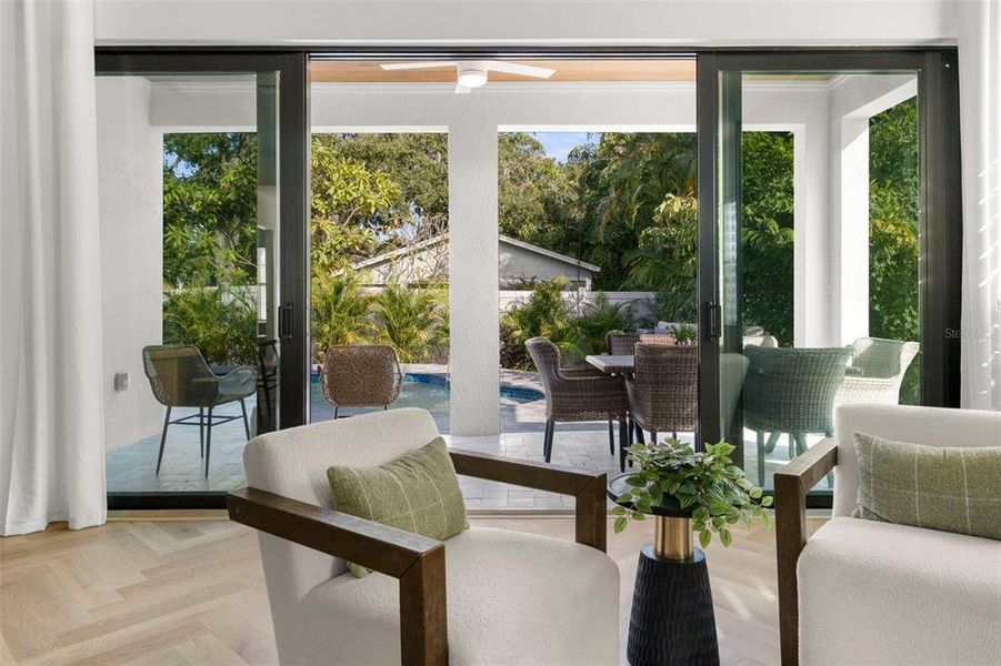 Close-up of interior finishes inside a home in , Gulfport (Image 23).