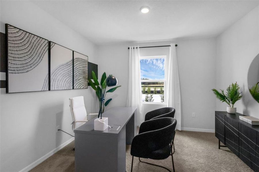 Furnished interior view inside a new home in Wind Meadows South, Bartow (Image 13).