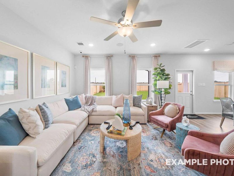 Representative furnished interior of a home built from the The Trinity F by Davidson Homes LLC in Emberly, Beasley (Image 11).