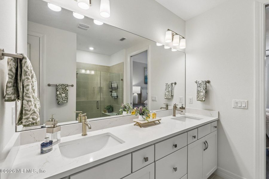 Furnished interior view inside a new home in Del Webb Nocatee, Ponte Vedra (Image 18).