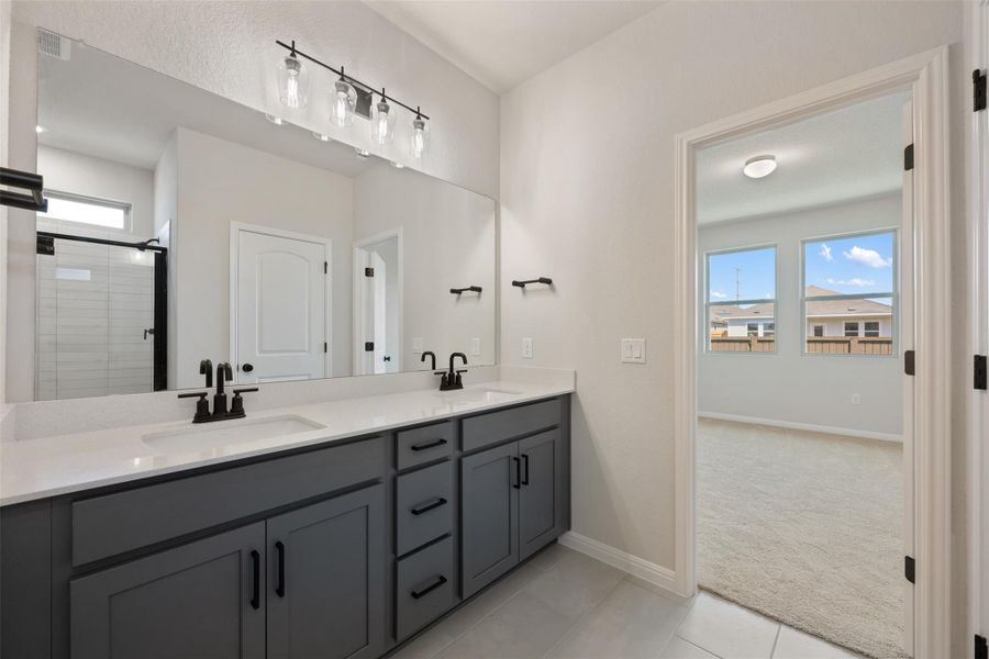 Furnished interior view inside a new home in Rolling Glen, Hutto (Image 15). Furnished interior view inside a new home in Rolling Glen, Hutto (Image 15).