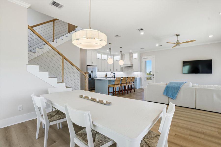 Furnished interior view inside a new home in , Galveston (Image 17).