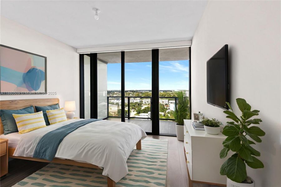 Furnished interior view inside a new home in , Pompano Beach (Image 8).