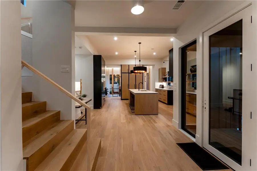 Furnished interior view inside a new home in , Atlanta (Image 60).