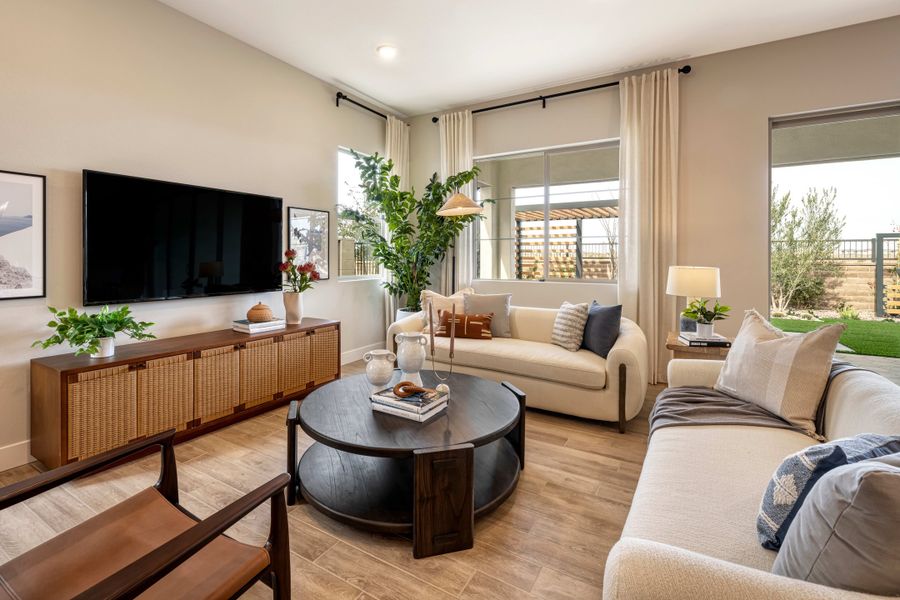 Furnished interior view inside a new home in Waterston Central, Gilbert (Image 10).