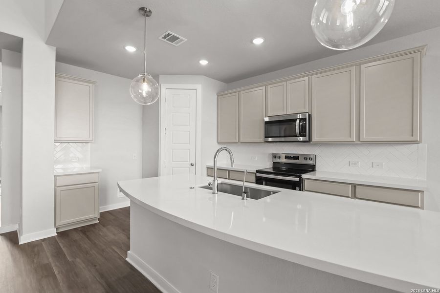 Furnished interior view inside a new home in Megan's Landing, Castroville (Image 16). Furnished interior view inside a new home in Megan's Landing, Castroville (Image 16).