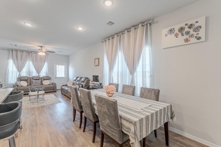 Furnished interior view inside a new home in Lonestar Collection at Aurora, Katy (Image 11). Furnished interior view inside a new home in Lonestar Collection at Aurora, Katy (Image 11).