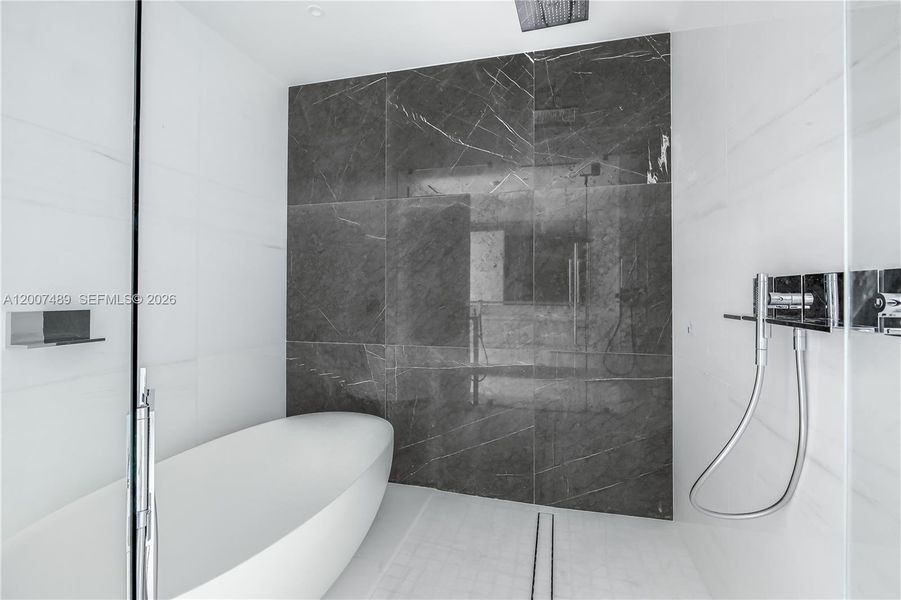 Furnished interior view inside a new home in Aston Martin Residences, Miami (Image 4).