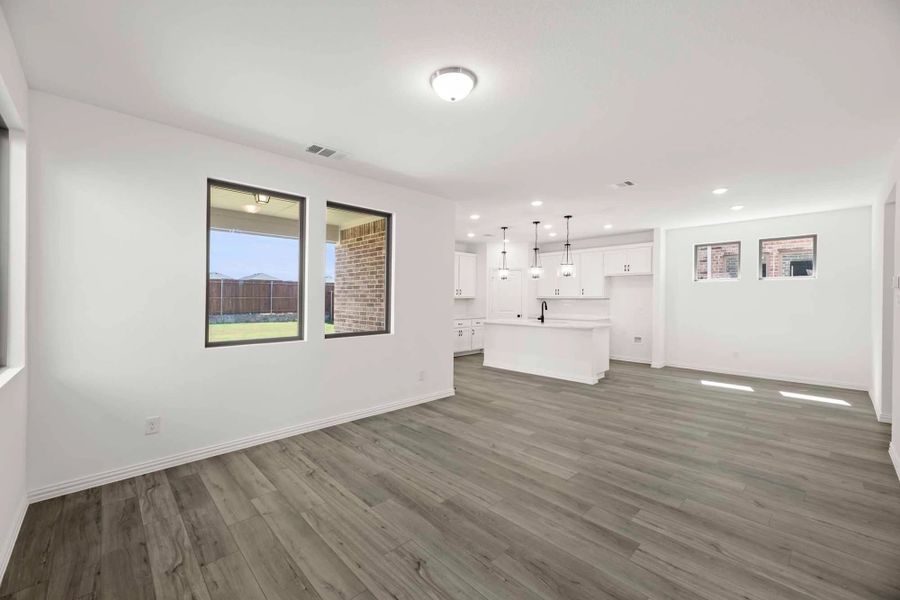 Open Kitchen-Living-Dining Room Representative Photo